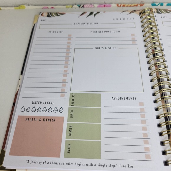 Zicoto NEW Abstract Leaves To Do Planner - Picture 5 of 6